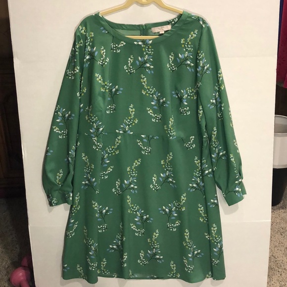 LOFT Dresses & Skirts - NWT LOFT Plus Size Long Sleeve Floral Dress